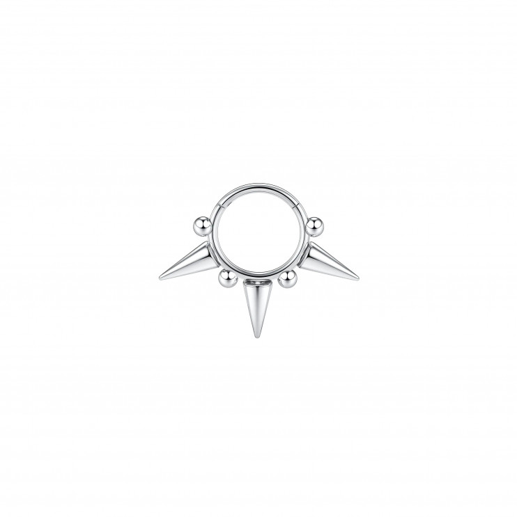 Кликер из титана с тремя пиками и четырьмя шарами  