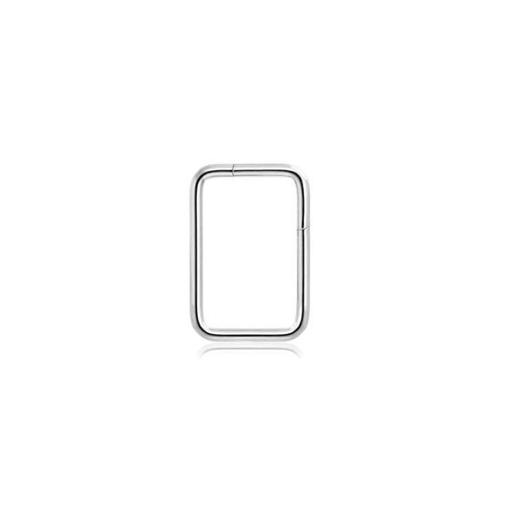 Кликер из титана прямоугольной формы  8х13мм  