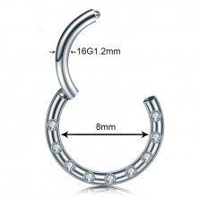 Кликер из титана 9 кристаллов Clear