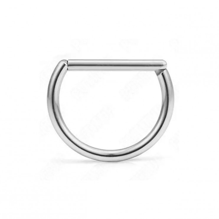 Кликер для септума с перекладиной из титана