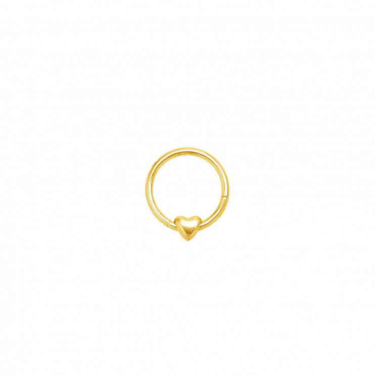 Кликер из титана в виде сердца GOLD  