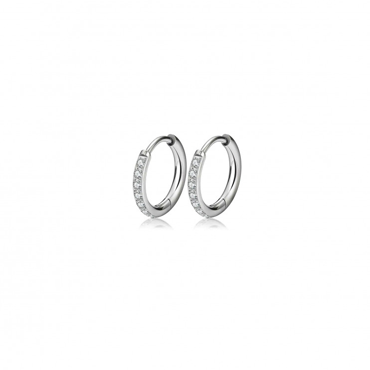 Кликер из титана 2х10 мм. с кристаллами  