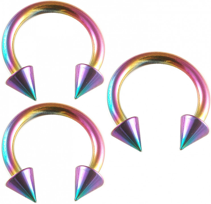 Циркуляр с пиками из стали Rainbow  