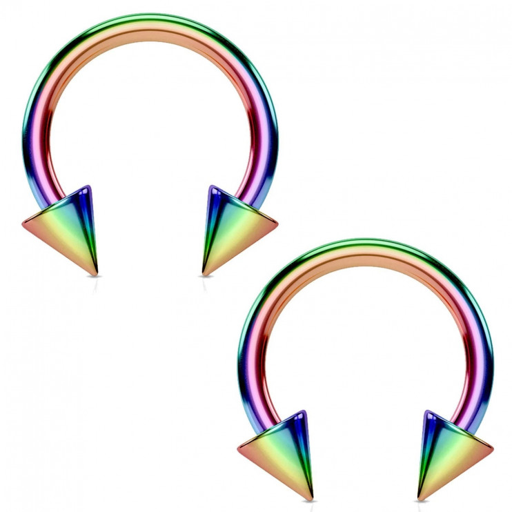 Циркуляр с пиками из стали Rainbow  