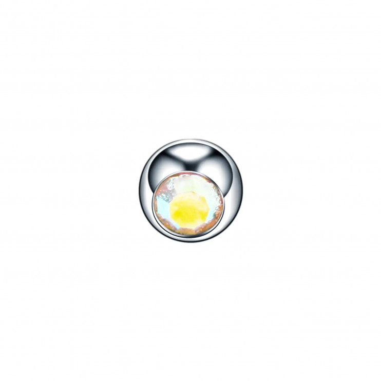 Сменные титановые шарики с кристаллом  