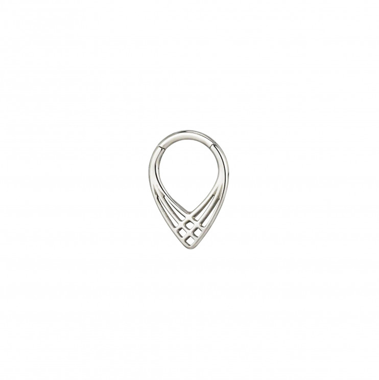 Кликер из титана в форме капли с узором  