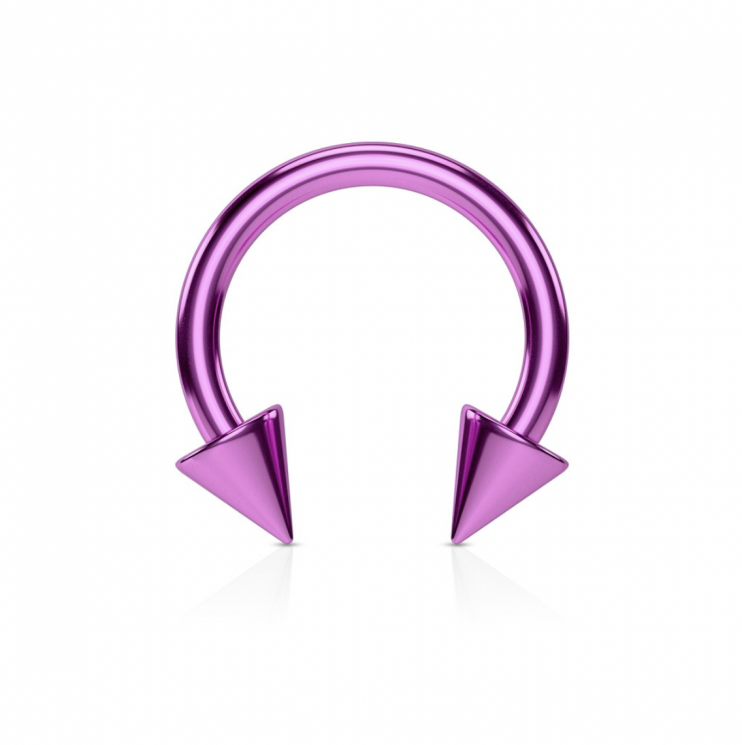 Циркуляр с пиками из стали Purple