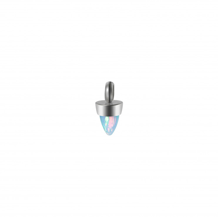 Подвеска с опалом бирюзового цвета  