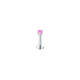 Лабрет из титана с опалом в лапках 1.2х8х2.5 мм. PINK