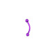 Микробанан из титана 1.2х6х3х3 мм. PURPLE