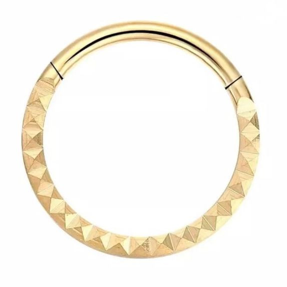 Кликер с перфорацией Gold из титана   