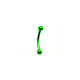 Микробанан из титана 1.2х6х3х3 мм. GREEN
