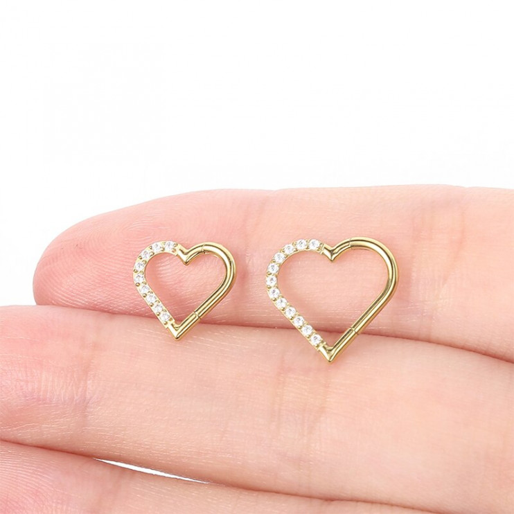 Кликер-сердце из титана  