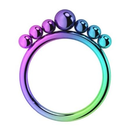 Кликер 7 шариков из титана Rainbow