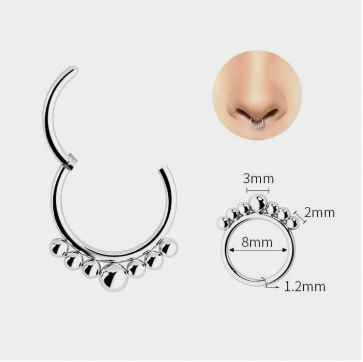 Кликер 7 шариков из титана Rainbow