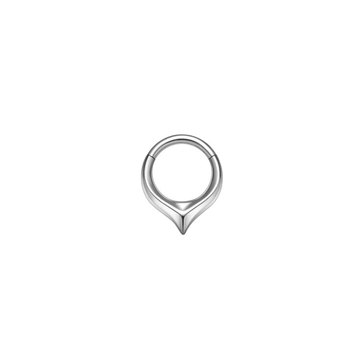 Кликер из титана капля с гранями 1.2х8 мм.  